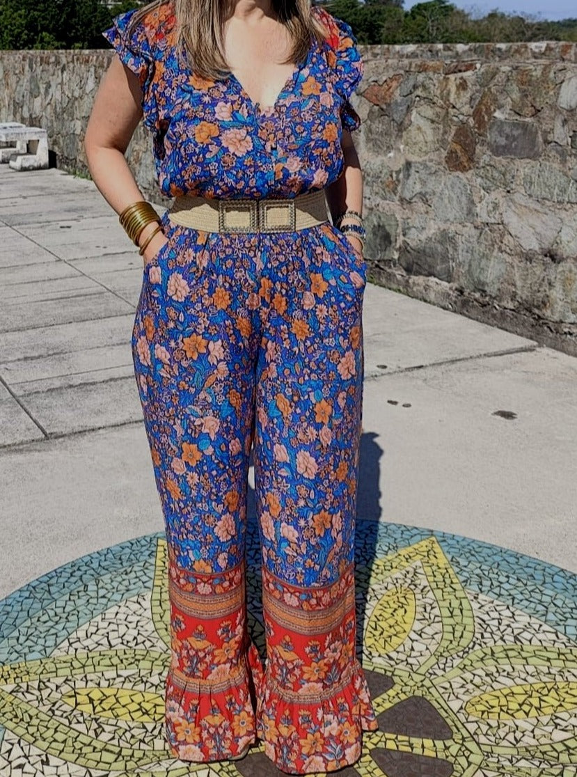 Floral Jumpsuit