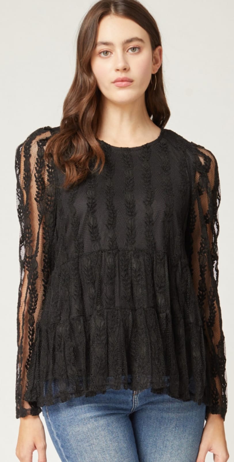 Black Lace Top