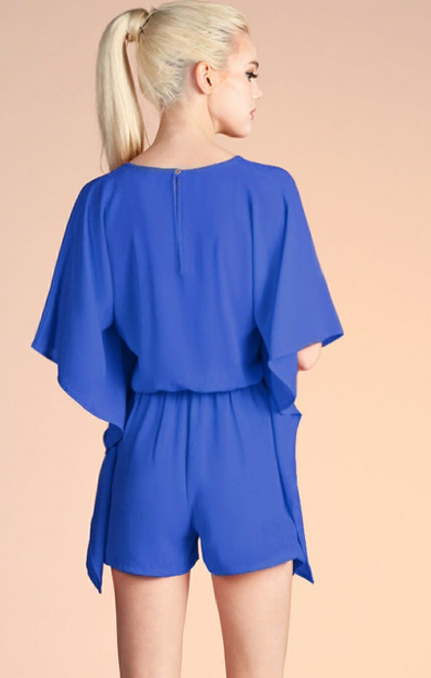 Solid Caftan Romper